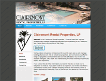 Tablet Screenshot of crprentals.com